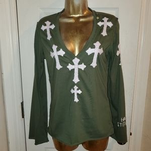 JOHNNY WAS JOYSTICK BOHO TOP